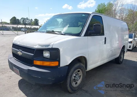 2007 Chevrolet Express Work Van z USA, uszkodzony, nr VIN 1GCHG35U471233718
